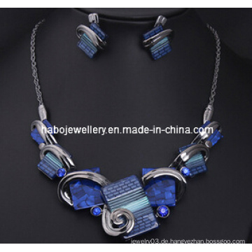 Großer Stein Schmuck Set / Modeschmuck Set (XJW13203)